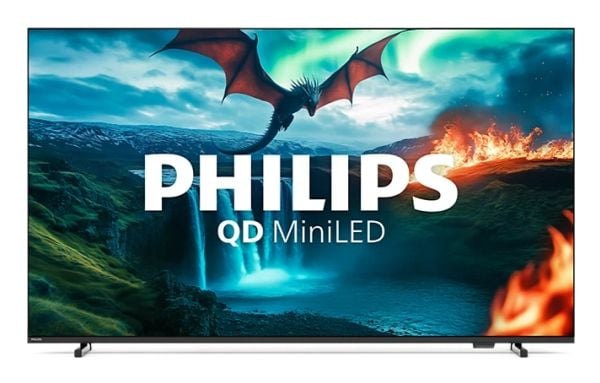 Philips 65MLED810 - 65" Diagonalklasse LED-bakgrunnsbelyst LCD TV - QLED - Smart TV - TITAN OS - 4K UHD (2160p) 3840 x 2160 - HDR - Quantum Dot, Mi...