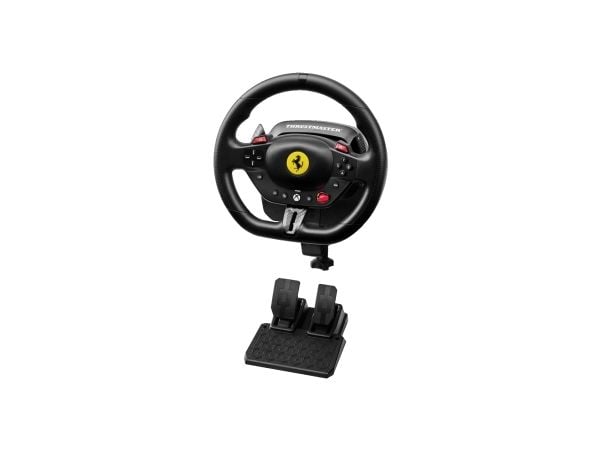 Thrustmaster T98 Ferrari 296 GTS, Ratt + pedaler, PC, Xbox One, Xbox Series S, Xbox Series X, Xbox One X, Xbox One S, Retningsknapper, Håndbremskna...