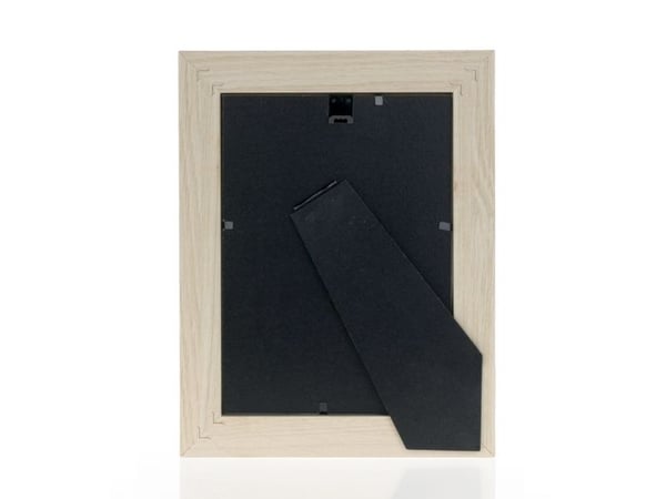 ZEP VL357N, Enkel bilderamme, Tre, Naturlig, Bord, Vegg, 13 x 18 cm, Rektangulær