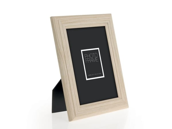 ZEP VL357N, Enkel bilderamme, Tre, Naturlig, Bord, Vegg, 13 x 18 cm, Rektangulær