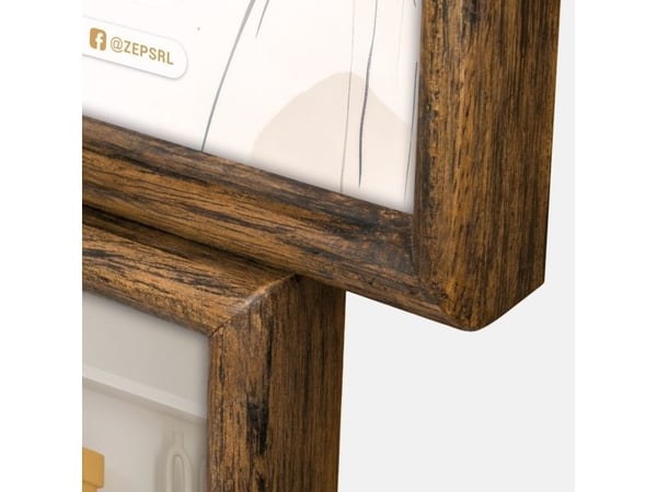 ZEP ZL486, 3 bilder i 1 ramme, Tre, Brun, Vegg, 10 x 15 cm, 13 x 18 cm