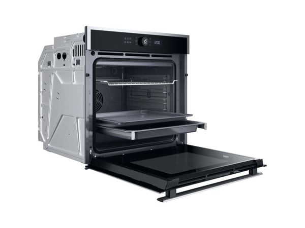 Whirlpool WOI4S8CM1SXA, Medium, Elektrisk ovn, 73 l, 73 l, Katalytisk, Innebygget