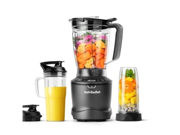 NutriBullet NBF550DG SmartSense 1500 Combo - Mikser - 1.89 liter - 1.5 kW - mørk grå