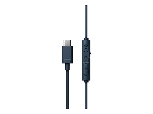 JVC HAS33UC, Koblet med ledninger (ikke trådløs), 20 - 20000 Hz, Samtaler/musikk, 122 g, Hodesett, Svart, Blå
