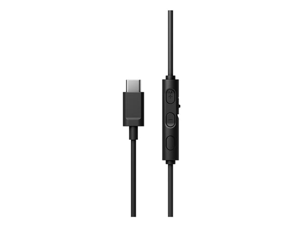 JVC HA-S33UC, Koblet med ledninger (ikke trådløs), 20 - 20000 Hz, Samtaler/musikk, 122 g, Hodesett, Svart