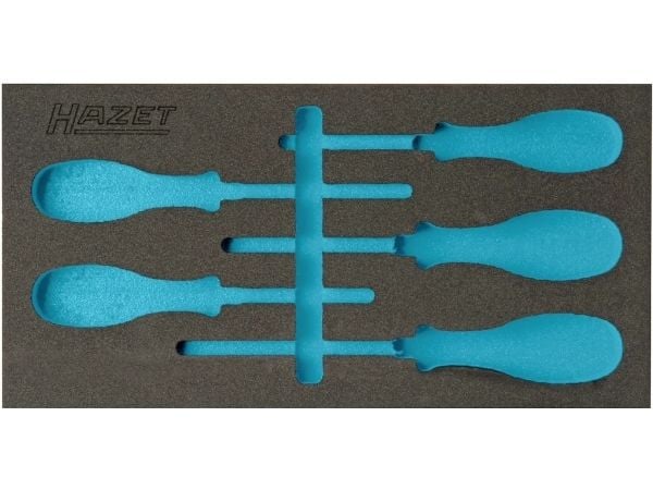 HAZET 163-264L, Vetolaatikkoyksikkö, Sininen, Harmaa, Vaahto, Saksa, 172 mm, 342 mm