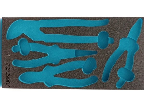 HAZET 163-257L, Vetolaatikkoyksikkö, Sininen, Harmaa, Vaahto, Saksa, 172 mm, 342 mm