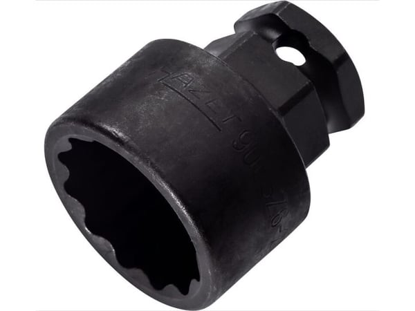 HAZET 900SZ6-27, Kraftpipe, Svart, 1 hoder, 1/2", Imperisk, 27 mm