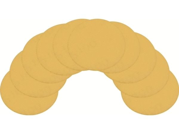 HAZET 9033-5-05/10 Ersatz-Schleifpads 10 St., Slibeskive bagepude, Universel, Grå, Rund, 5 cm, 5 cm