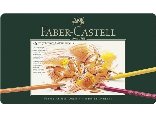 Faber-Castell 110036, Sininen, Punainen, Puu, Multi, 30 kpl
