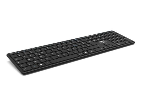PORT Connect OFFICE PRO - Tastatur - ladbar - trådløs - Bluetooth - QWERTY - Nordisk