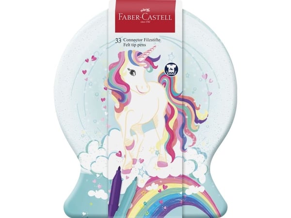 Faber-Castell 155544, 33 farger, Flerfarget, Flerfarget, Rund, Barn og voksne, Gutt/Jente