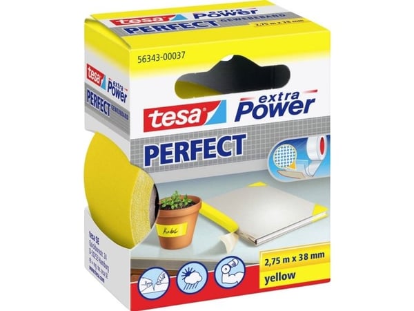 TESA Extra Power 38mmx2.75m, 2,75 m, Keltainen, 38 mm, 1 kpl