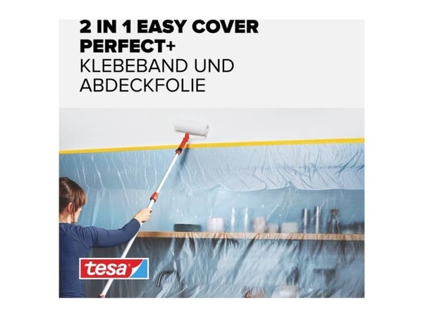 TESA 55485-00000-00, For generelle formål, Polyeten, Hvit, Universell, 33 m, 50 mm