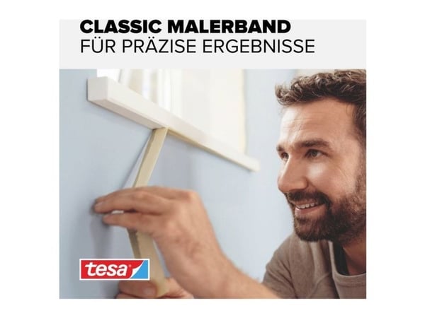 TESA CLASSIC, Beige, Suojaava, Korjaus, 50 m, 30 mm, 0,14 mm, 1 kpl