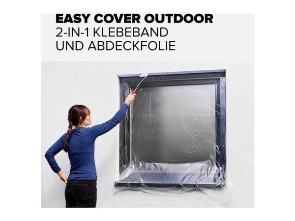 TESA Easy Cover Outdoor, Gjennomsiktig, 20000 x 1400 mm, Polyetylen med lav tetthet (LDPE), 1 stykker