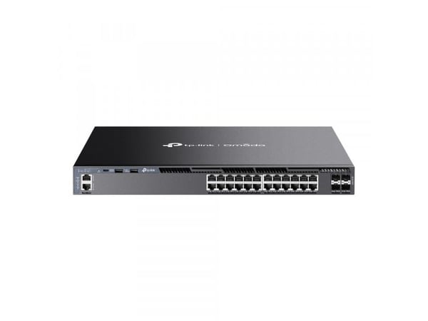 TP-Link Omada SG6428X, Håndtert, L3, Gigabit Ethernet (10/100/1000), Rack-montering, 1U
