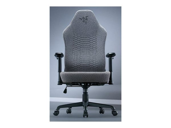 Razer Iskur V2 X - Spillestol - ergonomisk - armlener - T-formet - tipping - roterende - lysegrå