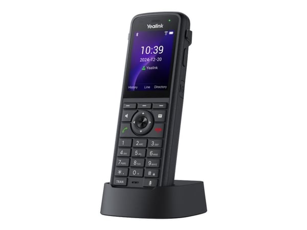 Yealink AX86R - Trådløs VoIP-telefon - med Bluetooth-grensesnitt med anrops-ID/samtale venter - IEEE 802.11a/b/g/n/ac/ax (Wi-Fi) / Bluetooth 5.0 - ... Yealink AX86R - Trådløs VoIP-telefon - med Bluetooth-grensesnitt med anrops-ID/samtale venter - IEEE 802.11a/b/g/n/ac/ax (Wi-Fi) / Bluetooth 5.0 - ...