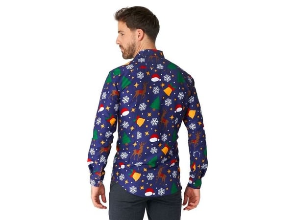 Juströja julsymboler blå