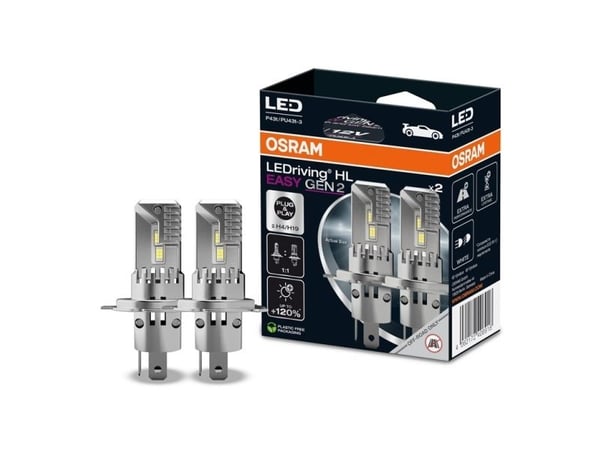Osram LEDriving HL Easy Gen 2 H4/H19 12V - sett