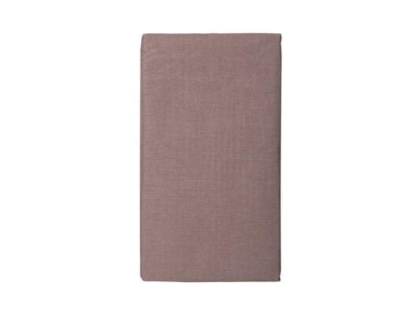 Laken med strikk polycotton 200x200+25 taupe