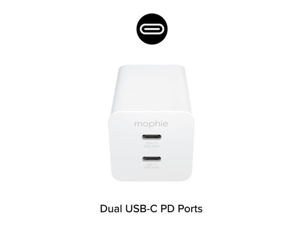 mophie essentials 409911854, Indendørs, Vekselstrøm, Hvid