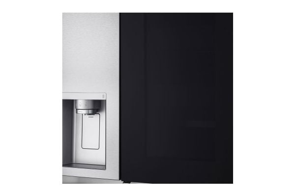 LG GSXE90MBDD, Frittstående, Amerikansk dør, Rustfritt stål, 2 dører, Metal Sorbet, LED