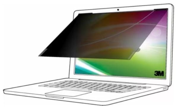 3M BP145W1B, 36,8 cm (14.5"), 16:10, Laptop, Rammeløst skjermfilter, Anti-blue, Privatliv