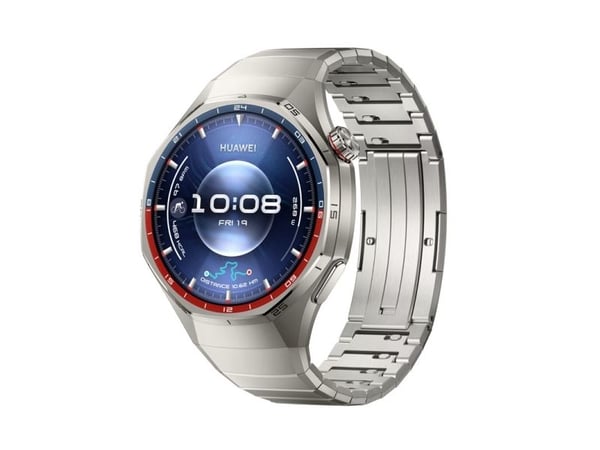 Huawei Watch GT 6 Pro - 46 mm - titanium alloy - smartklokke med stropp - titan - sølv - håndleddstørrelse: 140-210 mm - display 1.47" - Bluetooth ...
