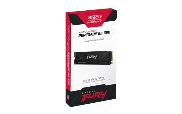 Kingston FURY Renegade G5 - SSD - 8 TB - intern - M.2 2280 - PCI Express 5.0 x4 (NVMe)