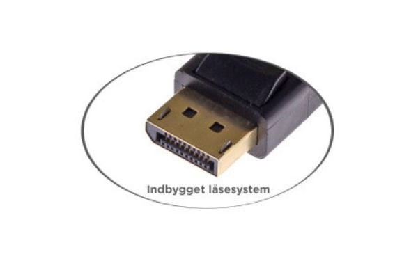 Mercodan 261711050, 5 m, DisplayPort, DisplayPort, Hankjønn, Hankjønn, 3840 x 2160 piksler