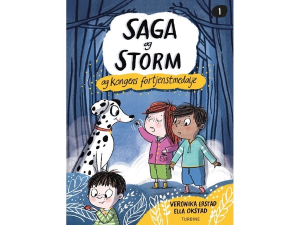 Saga og Storm og kongens fortjenstmedalje | Veronika Erstad | Språk: Dansk
