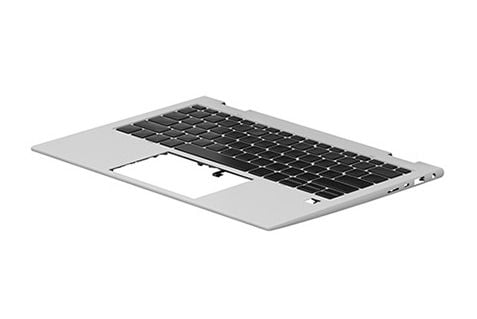HP - Erstatningstastatur for bærbar PC - bakbelysning - Storbritannia - med toppdeksel - for EliteBook x360 830 G10 Notebook