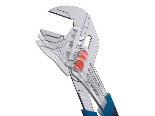 Bosch 1.600.A02.W3R, Sort, Blå, Sølv, Sort, Blå, 4,8 cm, Kromvanadiumstål, Kromvanadiumstål, 550 g