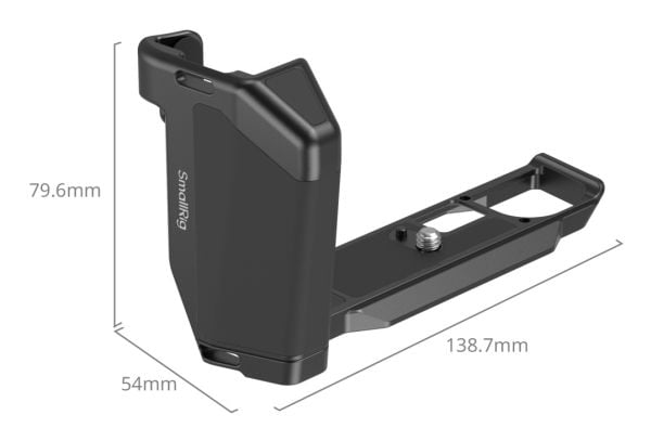 SmallRig 5389, Sort, Aluminium, 1/4-20", 138,6 mm, 54 mm, 79,6 mm