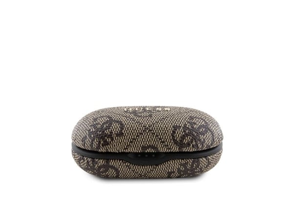 Guess Bluetooth-hodetelefoner GUTWSP4EGW TWS ENC 4G PU METALL LOGO brun