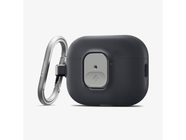Spigen Nano Pop, laatikko, polykarbonaatti (PC), silikoni, termoplastinen polyuretaani (TPU), musta