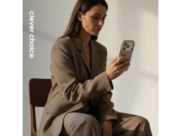 Crong , Mobilskal, Apple, iPhone 17 Pro Max, 17,5 cm (6.9"), Stenfärg