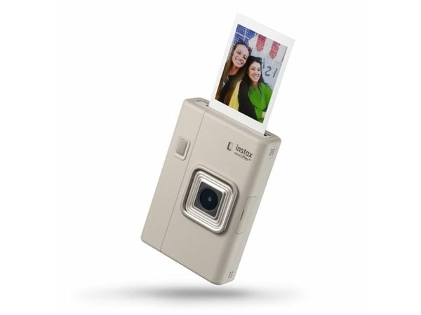 Fujifilm Instax Mini LiPlay+ - Digitalkamera - kompakt med øyeblikkelig bildeskriver - Bluetooth - sandbeige