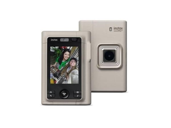 Fujifilm Instax Mini LiPlay+ - Digitalkamera - kompakt med øyeblikkelig bildeskriver - Bluetooth - sandbeige