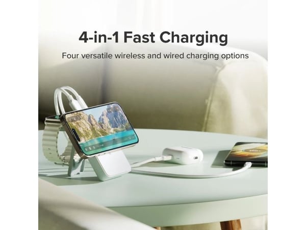 ALOGIC Lift 4-in-1, 10000 mAh, Langaton lataaminen, Valkoinen