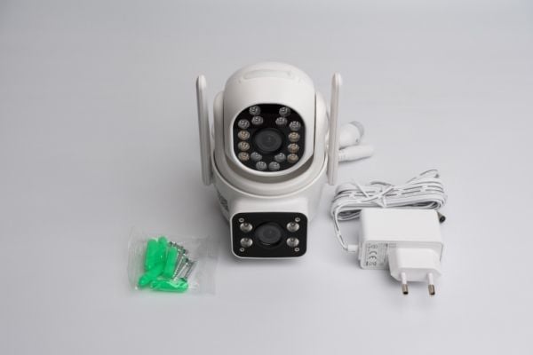 Technaxx TX-328, IP-sikkerhetskamera, Utendørs, Trådløs, 15 m, Multi, Tak/vegg/skrivebord