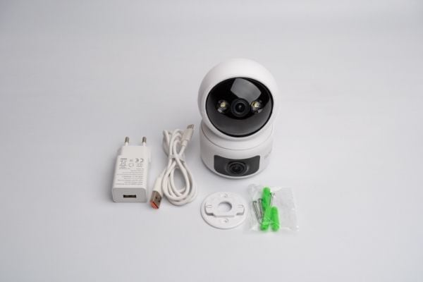 Technaxx TX-327, IP-sikkerhetskamera, Innendørs, Trådløs, 15 m, Multi, Tak/vegg/skrivebord