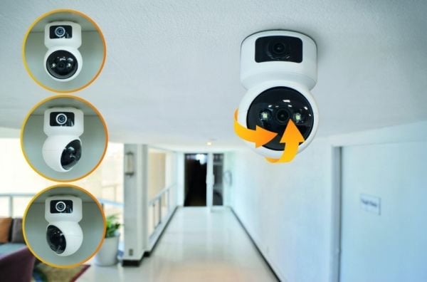 Technaxx TX-327, IP-sikkerhetskamera, Innendørs, Trådløs, 15 m, Multi, Tak/vegg/skrivebord