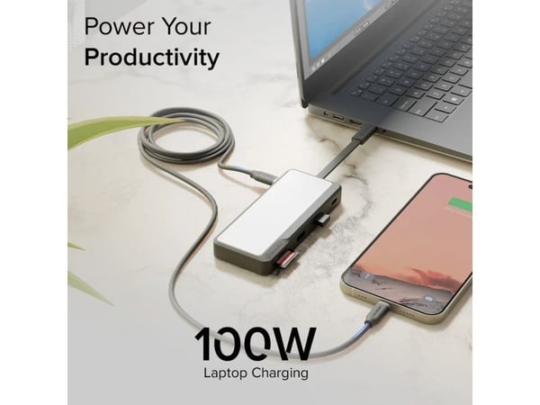 FUSION PRO TOUR USB-C 8-IN-1 | KOMPAKTI TELAKKA