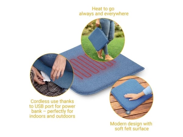 Medisana OL 650, 40 x 40 cm, 10 W, Blå, 400 mm, 400 mm, 500 g