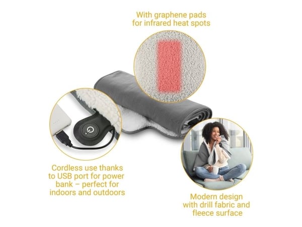 Medisana OL 800, 450 mm, 1350 mm, 600 g, Bomull