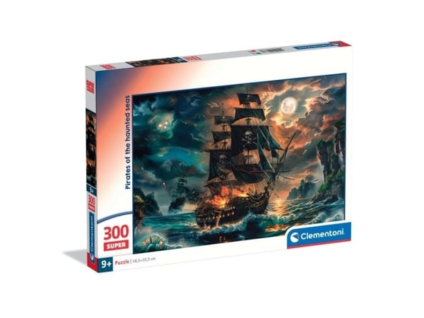 Clementoni Pussel Super Piratskepp 300 bitar (21738)