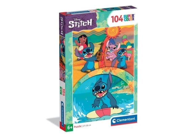 Clementoni SuperColor Disney Stitch palapeli 104 palaa (25042)
